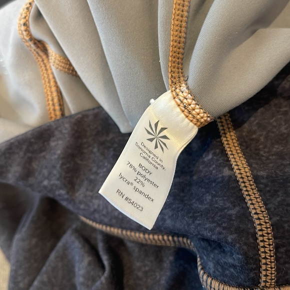 ATHLETA DARK BLUE/GREY SPECKLE LEGGINGS SIZE S - Picture 5 of 5